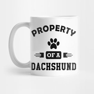 Dachshund dog - Property of a dachshund Mug